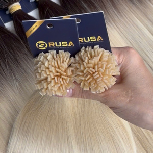 Venta al por mayor de fábrica, cabello liso personalizado, cabello vietnamita con queratina, extensiones de alta calidad, sin sintéticos, con longitud de 10 pulgadas a 34 pulgadas. - Product Image 2