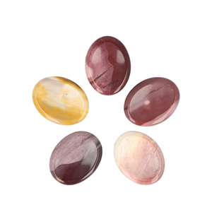 Donuts de Cristal Natural, Donuts de Piedra de Jaspe Mookaite, Gemas de Cristal, Gemas de Reiki, Donuts Curativos, Ágata, Mayorista - Product Image 1