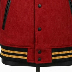 Trendy Custom Varsity <b>Jackets</b> With Bold Patches and Premium Wool <b>Leather</b> Design Perfect For Stylish Streetwear For Unisex - Product Image 5