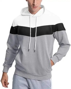 เสื้อฮู้ดดี้ผู้ชายแบบโอเวอร์ไซส์ผ้าฝ้าย 100% สั่งทำขายส่ง ปักโลโก้ลายนูน พิมพ์ลายลำลอง เสื้อสเวตเชิ้ตผ้าฟลีซ - Product Image 5