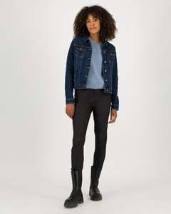 เสื้อแจ็คเก็ตยีนส์ผู้หญิงประดับมุกและคริสตัล สำหรับงานปาร์ตี้ - Product Image 1