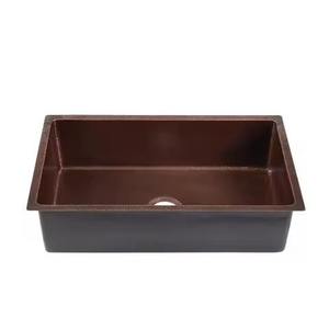 <b>Kitchen</b> <b>Fitting</b> Solid Copper Sink Copper Antique Shiny Design Metal Sink Square Decorative Hand Wash Basin Sink Hot Arrival - Product Image 2