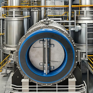 Clapet anti-retour manuel d'acier au carbone de gaufrette de la norme ISO Class300 pour le traitement de l'eau à haute température - Product Image 2