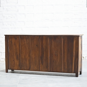 Recycled Wood Antique <b>Rustic</b> <b>Sideboard</b> Cabinet with Shaker Doors and Storage for Living Room Bedroom - Product Image 3