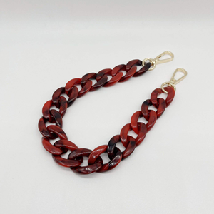 23.6 Inch Short Thick Resin Purse <b>Bag</b> Handle Shoulder <b>Strap</b> <b>Replacement</b>,Chunky Acrylic Purse <b>Strap</b> <b>Bag</b> Chain Handle - Product Image 5