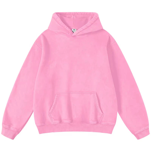 Hoodies Homme Grande Taille en Coton Délavé à l'Acide, Design Original, Haute Qualité, Dernière Mode, Épais et Uni - Product Image 2