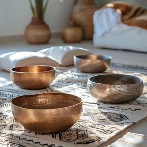 Plats et bols de service, vaisselle, bols de service design, finition artisanale, design rustique, décoration intérieure, matériau solide - Product Image 1