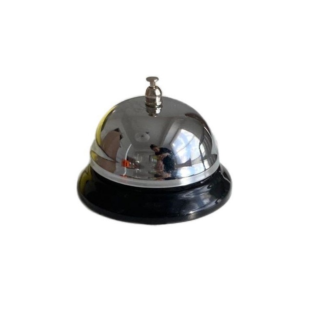 Antique Style Aluminium Table desk Bell Vintage Restaurant Office Kitchen Hand Push Calling Aluminium Table Bell
