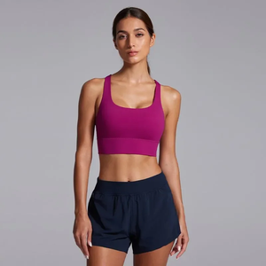 Sujetador Deportivo de Yoga y Pilates, Sin Costuras, Antideslizante, con Soporte Medio, para Correr y Hacer Ejercicio, para Mujer - Product Image 3