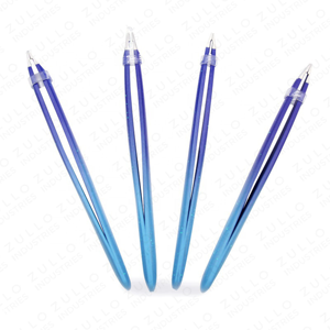 OEM Stainless Steel Slanted Eyebrow Tweezers Blue Gradient Custom Color Private Label Precision Beauty <b>Tool</b> - Product Image 4
