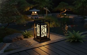 Premium Contemporary Outdoor Square Decorative <b>Wall</b> <b>Sconce</b> Garden Lighting Stainless Steel AC 200V E27 IP65 Black - Product Image 6
