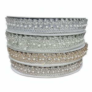 Encajes Bordados de Diseño al por Mayor, Adornos Étnicos para Prendas de Vestir, Trajes de Novia, Decoración de Disfraces, Suministros de Costura DIY 100% - Product Image 1