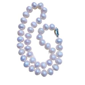 Collar de Perlas de Agua Dulce Redondas y Gruesas de 10-11 mm de Zhuji, Sin Núcleo, Regalo Perfecto para el Día de la Madre con 100% de Cobertura de Perlas - Product Image 5