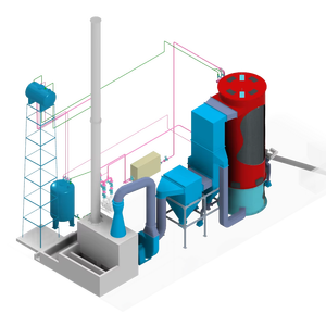 Calentador de Fluido Térmico de Biomasa de Alta Capacidad de 8M kcal para Procesamiento de Madera - Product Image 1