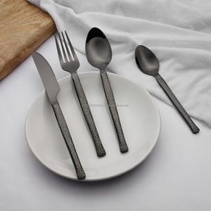 Arc-en-ciel pvd nouveau bambou en acier inoxydable couverts/couverts ensemble Grade 202/304 brillant cuillère fourchette et couteau bébé cuillère-fabriqué en Inde - Product Image 2