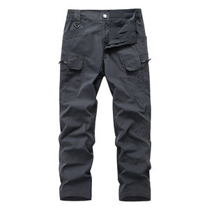 Pantalones Cargo Casuales para Hombre al por Mayor OEM, con Múltiples Bolsillos, de Pana y Poliéster, para Trabajo, con Cintura Elástica, de Secado Rápido y Transpirables - Product Image 4