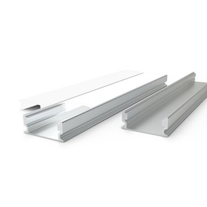 6000 Series Anodized <b>Diffuse</b> <b>LED</b> <b>Lighting</b> Strip Aluminum Alloy Square T3-T8 Temper 1M/2M/3M Lengths Extrusion Profile - Product Image 2