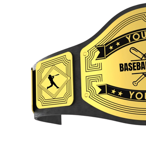 Cinturón de Campeón de Béisbol Personalizable, Cinturón Deportivo Premium con su Texto Personalizado, Diseño de Alta Calidad - Product Image 4