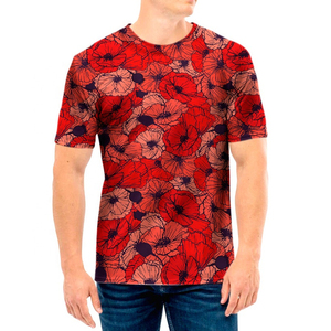 Camiseta Deportiva de Manga Corta para Hombre, Cuello Redondo, Color Azul Marino, Corte Regular, 100% Algodón Tejido Transpirable, 320g - Product Image 5