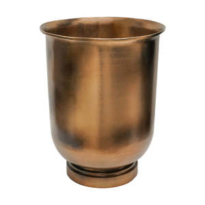 Best Pure Copper <b>Planters</b> With Bronze <b>Planter</b> Rounded Shape <b>Planters</b> pots with Shinny Antique Finishing At wholesale Price - Product Image 1