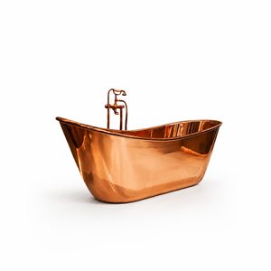 Bañera de Cobre de Lujo, Bañera Independiente de Diseño para Hoteles, Villas e Interiores de Baños de Alta Gama - Product Image 4