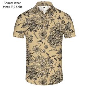 Camisa de Manga Corta con Estampado AOP para Hombre - Product Image 6