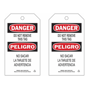 Panneau de sécurité bilingue en PVC souple pour la prévention des accidents - Danger : Ne pas démonter - Signalisation d'entretien - Product Image 3