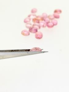 Pierre précieuse naturelle tourmaline rose ovale 7x5mm, qualité supérieure, excellente qualité, faite à la main en Inde, certifiée par un tiers, pierre en vrac - Product Image 5
