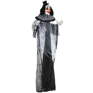 Decorazioni di Halloween da Esterno con Clown Striato in Bianco e Nero - Product Image 1
