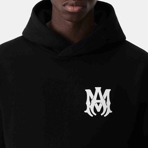 เสื้อฮู้ดซิปผู้ชายผ้าฟลีซพิมพ์ลายปักโลโก้สั่งทำขายส่งสำหรับฤดูหนาว น้ำหนักเบา สีดำ สำหรับผู้ใหญ่ - Product Image 5