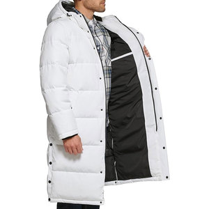 <b>Men's</b> Arctic Cloth Extra <b>Long</b> Parka <b>Jacket</b> Warm Insulated Winter Coat Hooded Cold Weather Outerwear Casual Layered Heavy <b>Jacket</b> - Product Image 4