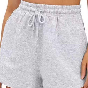 Shorts de Cintura Alta de Alta Calidad 100% Algodón para Gimnasio y Fitness para Mujer, Transpirables, Personalizados OEM de Pakistán - Product Image 3