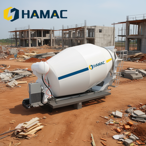 Camion malaxeur à béton Hamac, tambour de mélange de 4 mètres cubes, usage industriel - Product Image 3