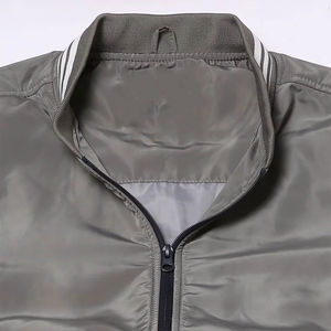 Chaqueta de invierno, proveedor de fábrica de chaquetas bomber personalizadas para hombre, chaquetas bomber transpirables para hombre, chaquetas bomber de primavera. - Product Image 6