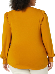 Nuevas Camisetas Casuales de Manga Larga para Mujer, Lisas, Teñidas, Mezcla de Poliéster/Algodón, Cómodas, Transpirables, de Secado Rápido y Ecológicas - Product Image 4