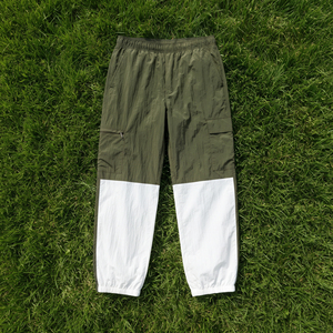 Men Lightweight Windbreaker Pants Outdoor Training Casual Track Cargo Pants Elastic Waist Cargo <b>Wind</b> <b>Breaker</b> Trouser Unisex - Product Image 1