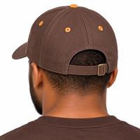 Casquette de baseball marron pour homme Iota-Phi-Theta, lettres grecques brodées or, ajustable, style décontracté, visière incurvée, six panneaux, en coton