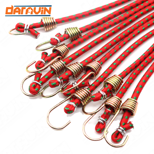 Cordons élastiques pour trampoline, 4 mm, 8 mm, ronds, enduits, avec crochet, en caoutchouc du Vietnam, avec acier - Product Image 1