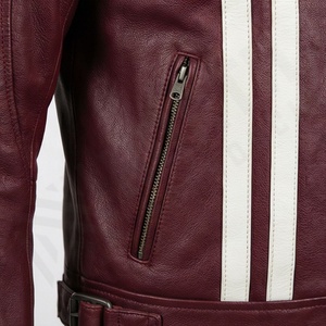 Chaqueta de Motociclista de Cuero Genuino para Hombre de la Mejor Calidad, Nueva Colección de Invierno, Chaquetas de Motocicleta con Protecciones Desmontables Personalizadas - Product Image 5