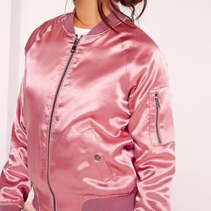 Chaqueta Deportiva de Satén para Mujer, Estilo Varsity, para Invierno, Cuello Alto, Piel de Oveja, Teñida, Transpirable, de Alta Calidad - Product Image 4