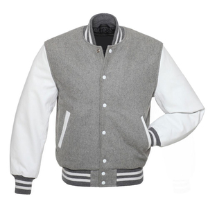 Best Quality Custom Adult and Youth Baseball Letterman <b>Jacket</b> Custom Color Wool Material with <b>Leather</b> Sleeves Varsity <b>Jacket</b> - Product Image 1