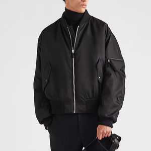 Veste matelassée d'hiver pour homme, élégante, 100% nylon, confortable, style streetwear, imperméable, respirante, logo personnalisé sur le devant - Product Image 2