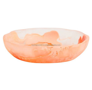 Humran Export Bol en céramique indien fait à la main de style japonais en résine espace tranquille plat de vie poli passe au lave-vaisselle pour cadeaux - Product Image 5