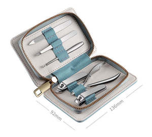 Kit de Cuidado de Uñas de Acero Inoxidable de Alta Calidad, Juego de Manicura y Pedicura, Cortaúñas para Dedos de Manos y Pies, Regalo de Viaje ZARNAB - Product Image 6