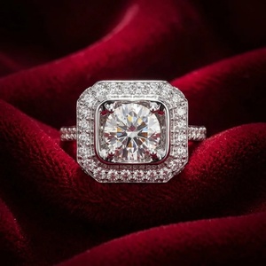 Art Deco Halo <b>Men</b> Diamond <b>Ring</b> - 9k, 14k 18k <b>Gold</b> - Product Image 1