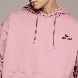 Fournisseur direct d'usine, faible MOQ, sweats à capuche basiques coupe ample, design personnalisé, sweats à capuche coupe ample - Product Image 5