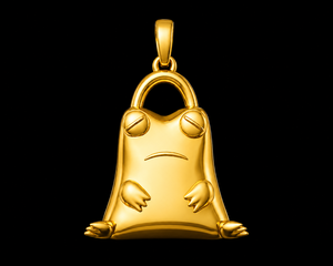 Collier pendentif en argent sterling 925 plaqué or avec breloque grenouille pour femme - Cadeau minimaliste pour les amoureuses des animaux - Product Image 6