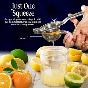 Best Selling SKI Model 1350 Premium Stainless Steel Heavy Duty Lemon & Lime Citrus <b>Squeezer</b> Solid Metal Fruit & Vegetable Tool - Product Image 4