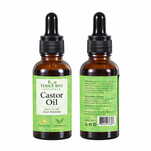 Aceite de Ricino Puro Orgánico Prensado en Frío, Promotor del Crecimiento del Cabello, Engrosador de Pestañas y Cejas, Libre de Hexano - Product Image 2