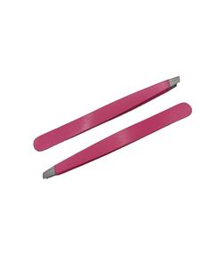 Pince à épiler pour sourcils en acier inoxydable de qualité supérieure avec pointe inclinée, logo gratuit, fabriquée au Pakistan, modèle 207 - Product Image 3